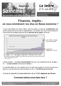 La Lettre juin 2015 page 1